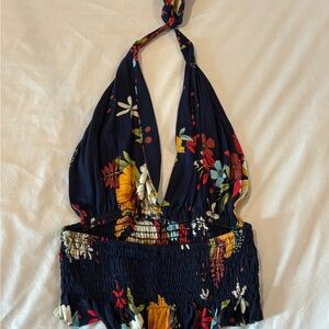 Floral Halter Top